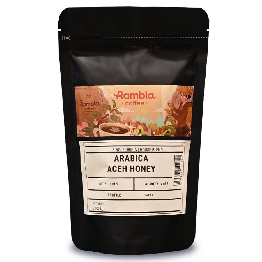 

Rambla Coffee - Kopi Arabica Aceh Honey Single Origin 100 Gr