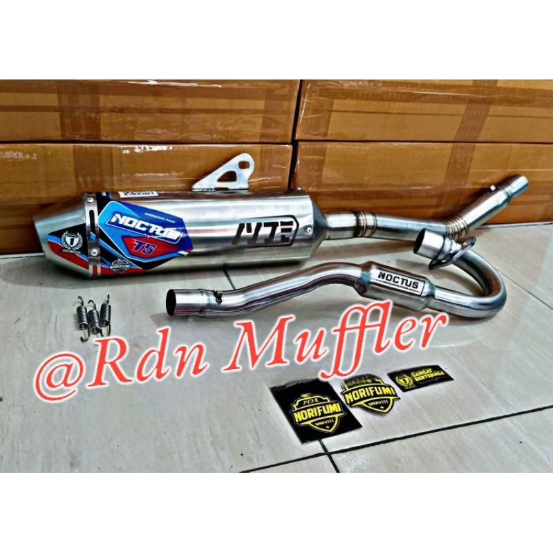 KNALPOT RACING NOCTUS T5 UNTUK WR155 - CRF - KLX - DTRACKER - SUPERMOTO - TRAIL