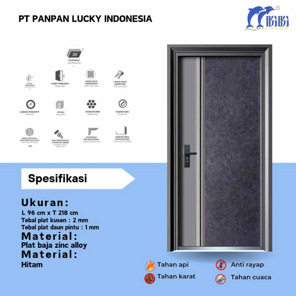 PINTU BAJA PANPAN/PINTU MEWAH PANPAN/PINTU UTAMA/PINTU RUMAH/PINTU MEWAH