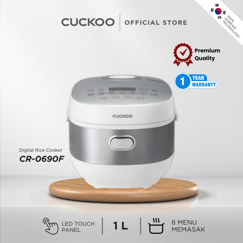 CUCKOO Digital Rice Cooker 1 L CR-0690F Magic Com Penanak Nasi