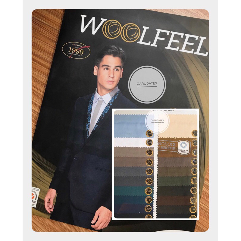 Woolfeel by MAXISTYLE (harga per 10 cm) - Bahan celana panjang, seragam kejaksaan, seragam kemhan, p
