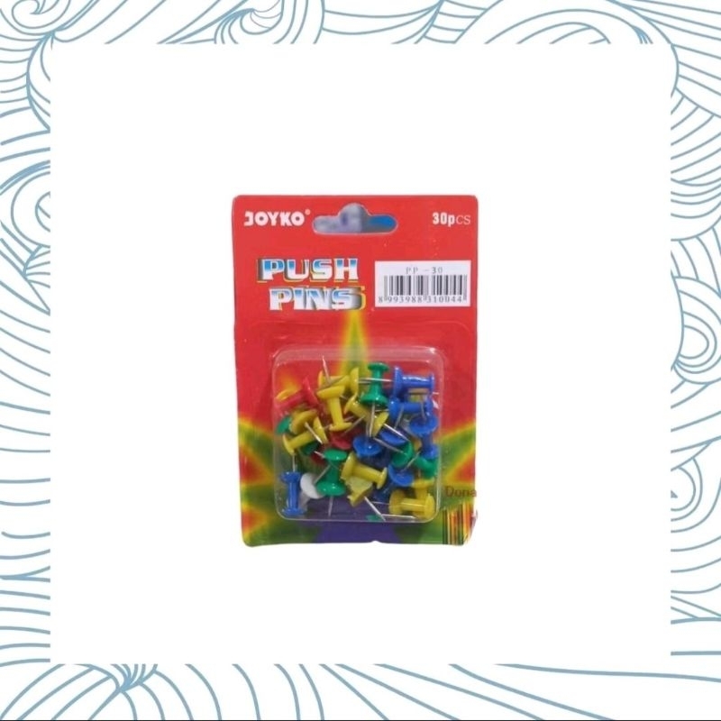 

Push Pin joyko / Jarum Tekan / Paku Pin Joyko PP-30
