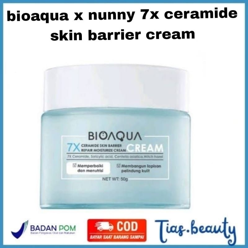 unny x bioaqua 7x ceramide skin barrier moisturizer cream
