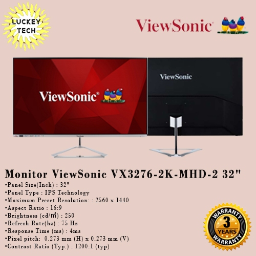 Monitor ViewSonic VX3276-2K-MHD-2 32"