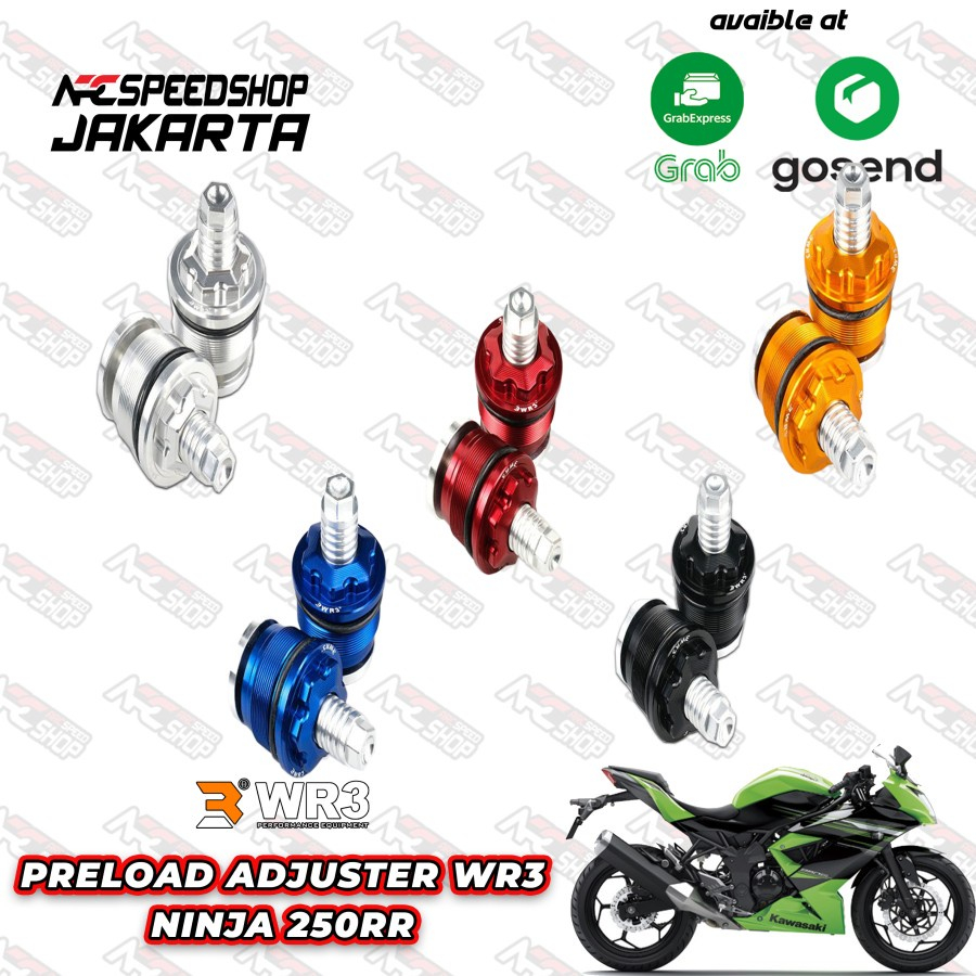 Preload Adjuster WR3 Setelan Shock WR3 NINJA 250RR Ninja 250FI