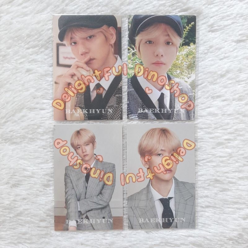 (READY STOCK) EXO BAEKHYUN SEASON'S GREETINGS 2020 FORTUNE CARD SET PHOTOCARD PC