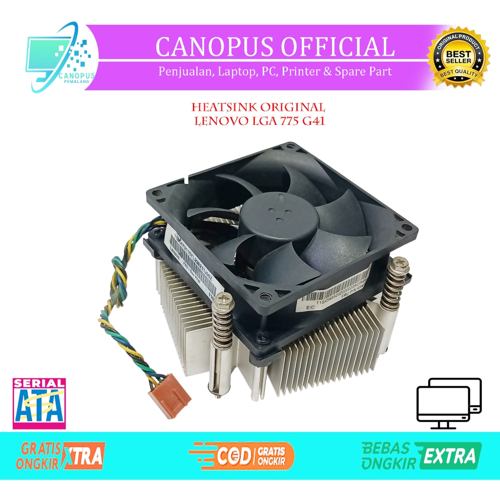Fan prosesor lga 775 Standart - Hsf Fan lga 775 Build up Lenovo - Kipas Prosesor lga H61 standart