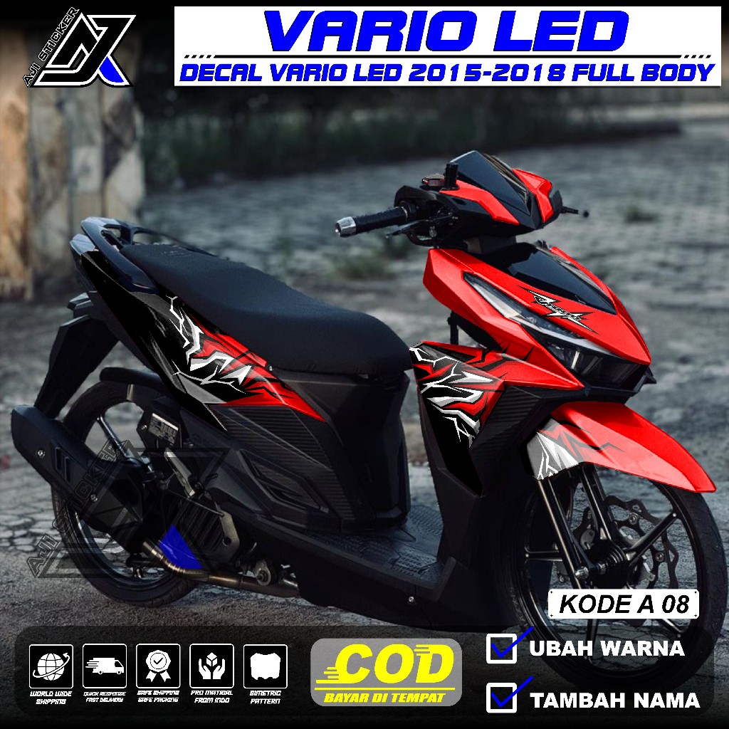 Decal VARIO 150 old Full Body - Sticker Decal Vario 125/150 LED OLD Fullbody - Striping Vario 125 ol