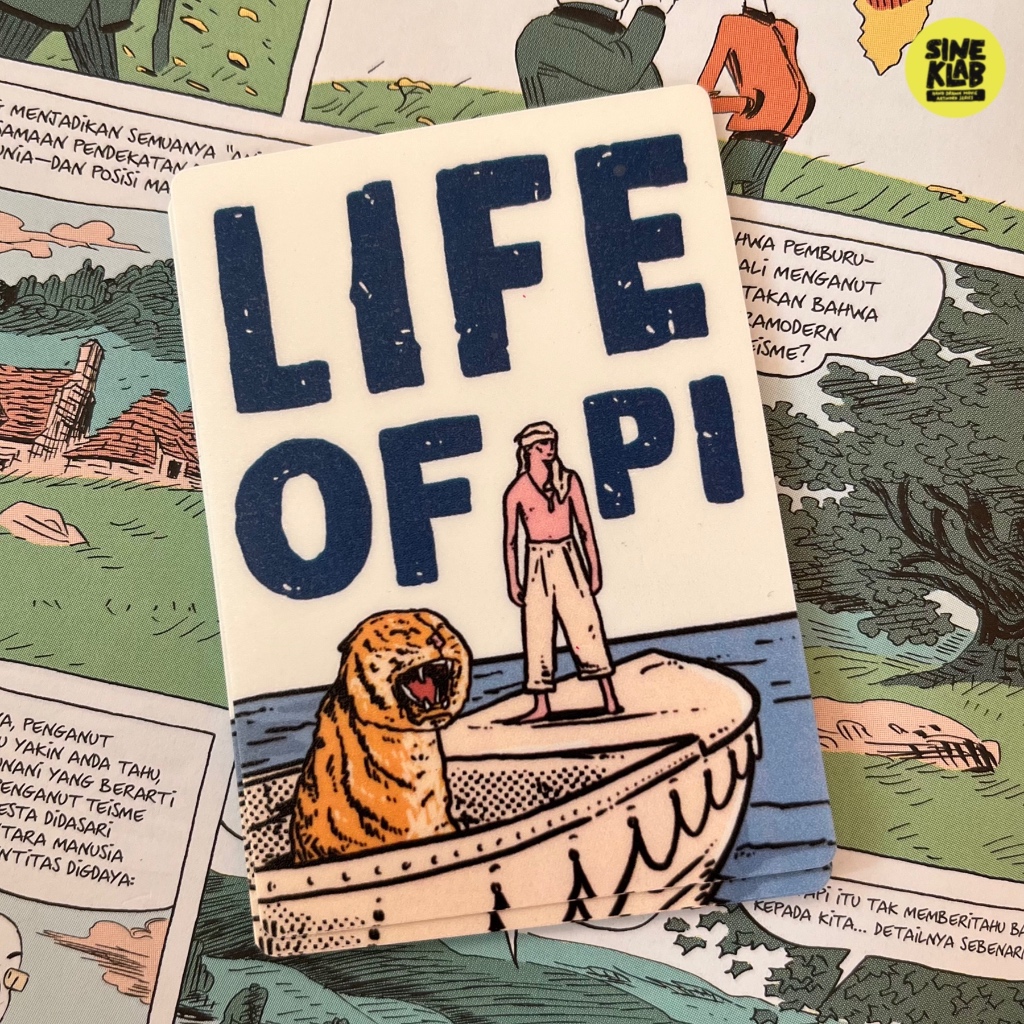 

sineklab - Sticker LIFE OF PI - Edisi Sticker Film / Movie / Cinema / Series / Sticker Laptop