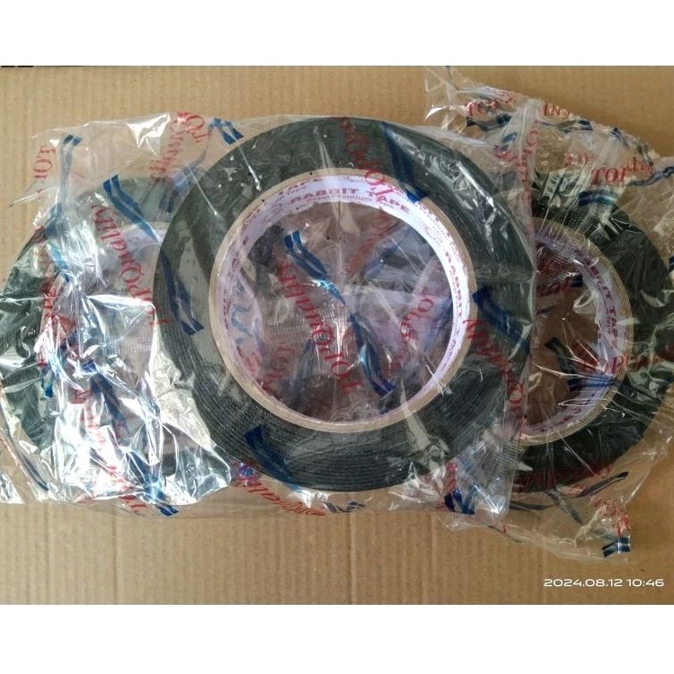 Double Tape Hitam / Dobel Tip foam hitam 5 meter/ Dabel Tip Busa di kota Pontianak