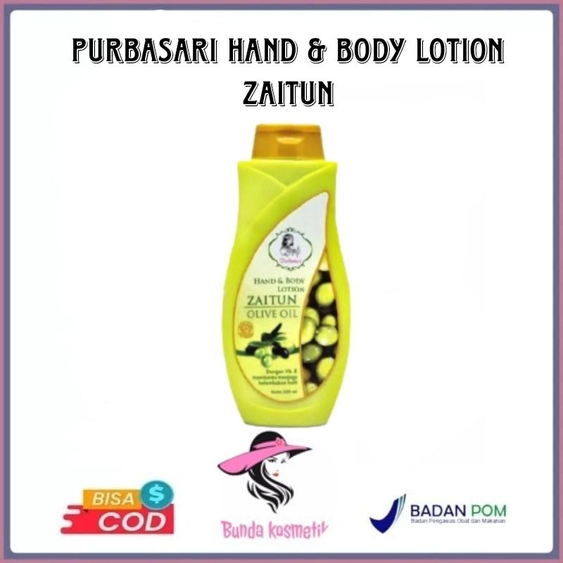 purbasari hand body lotion zaitun