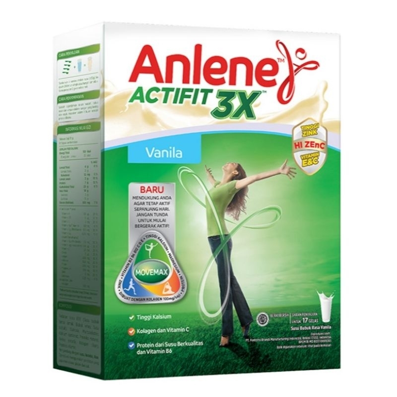 

Anlene Actifit Susu Bubuk Vanila 580 g