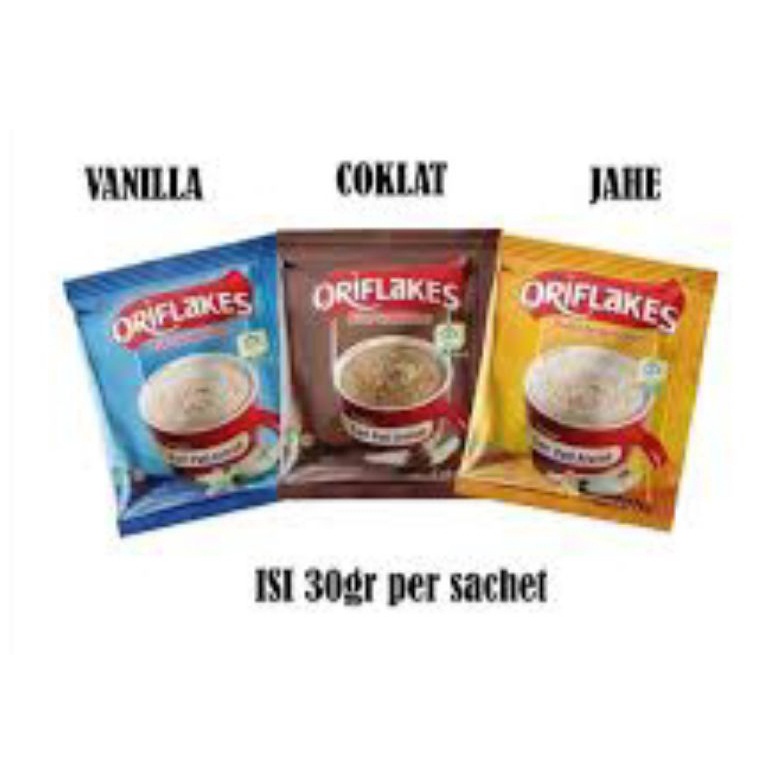 

Real Promotion Oriflakes Bubur Sereal Ararut renteng 1 Sachet