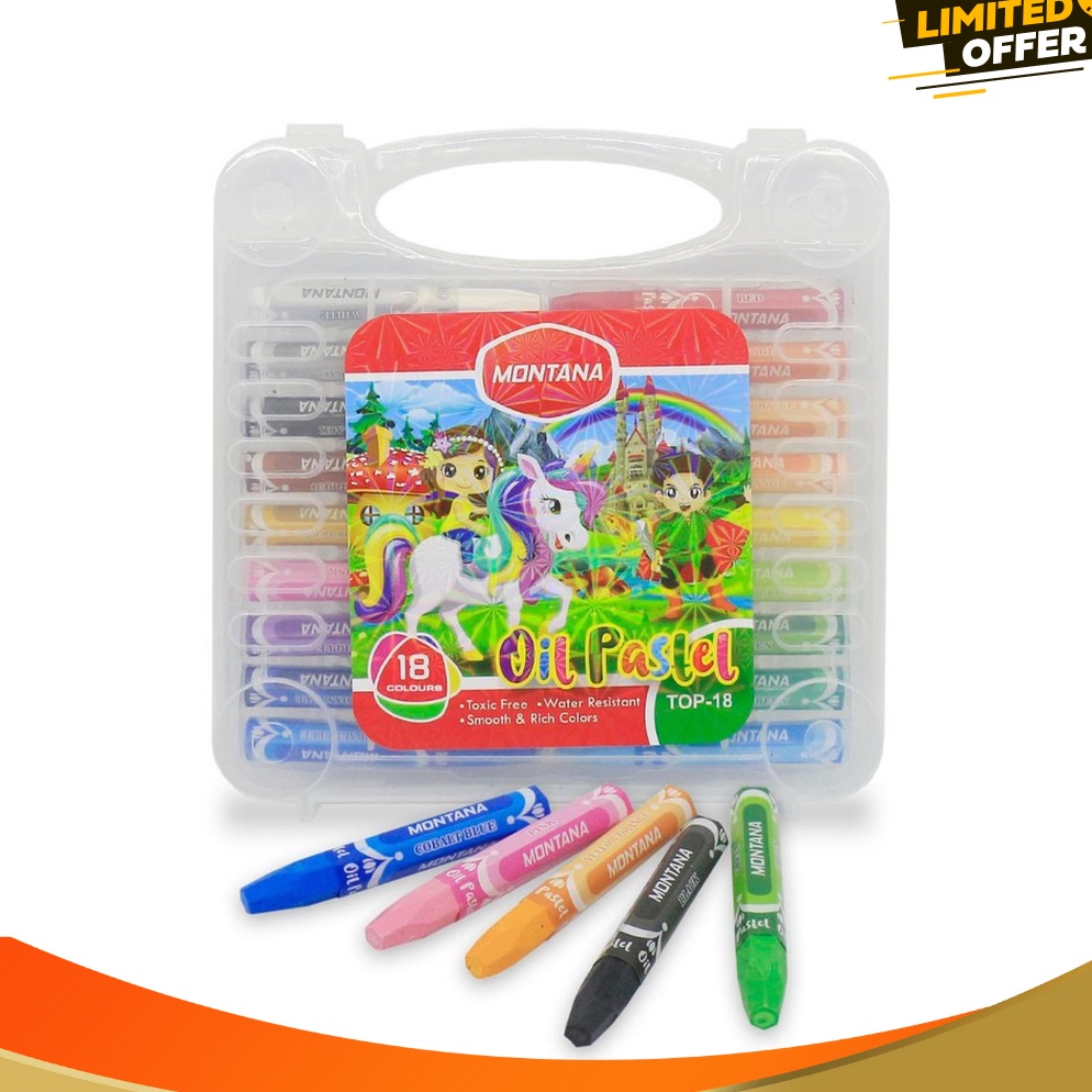 

SALE MONTANA Oil Pastel Krayon Minyak MONTANA TOP18B 18 Warna Colors