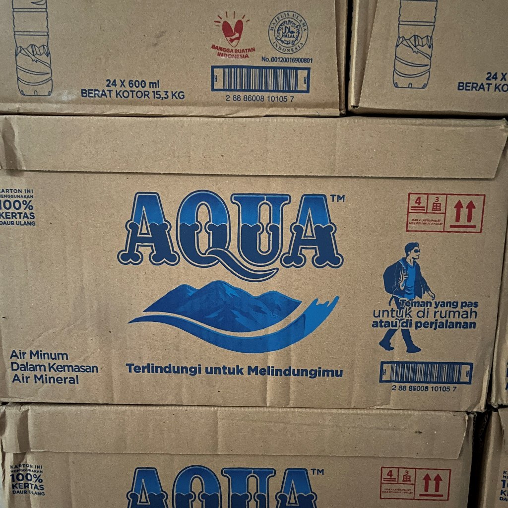 

Aqua 600 ml 1 dus isi 24 pcs KHUSUS INSTANT