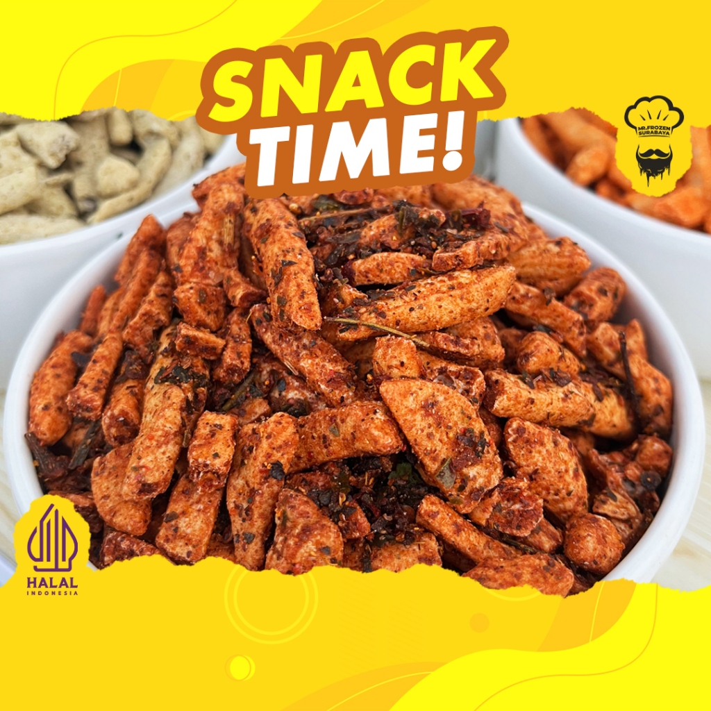 

[KILOAN] Basreng Stik Sultan Baso Goreng Bumbu Basah Daun Jeruk