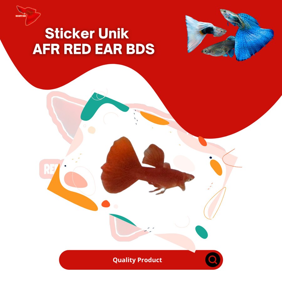 

STICKER UNIK AFR BDS RED EAR