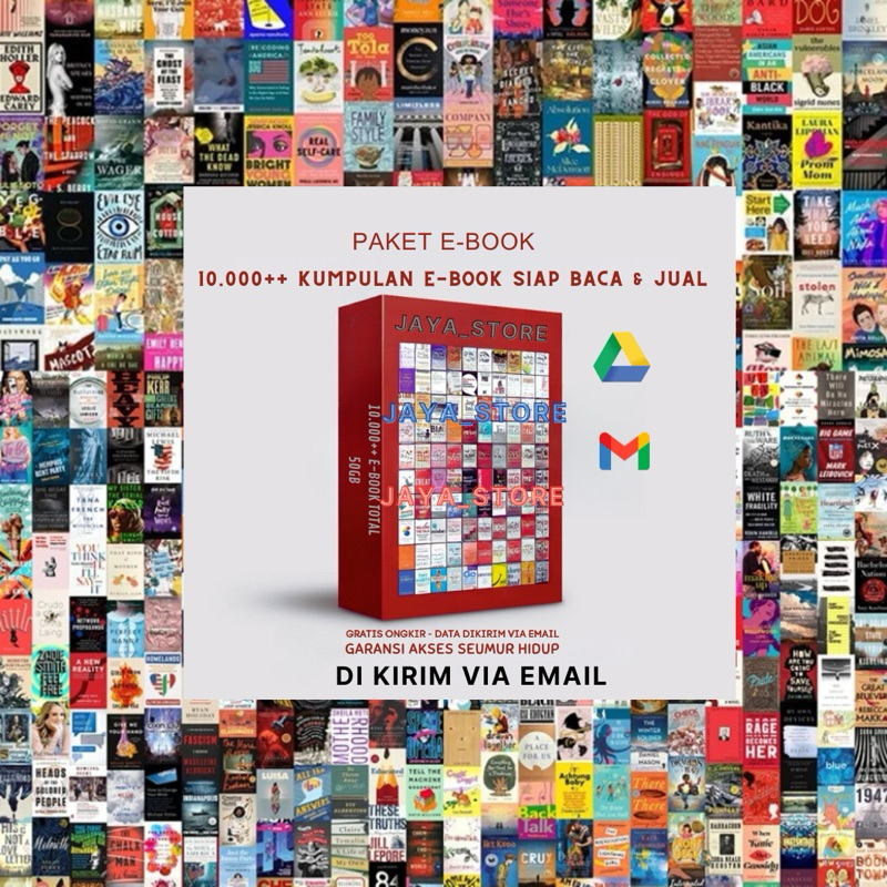 PAKET BUKU BACAAN 10.000+ .Bisa di jual kembali per 1 File pdf