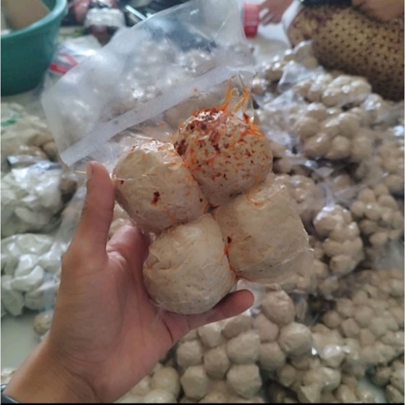

Baso Ikan Sinar Bahari Jumbo Mercon Isi 4butir