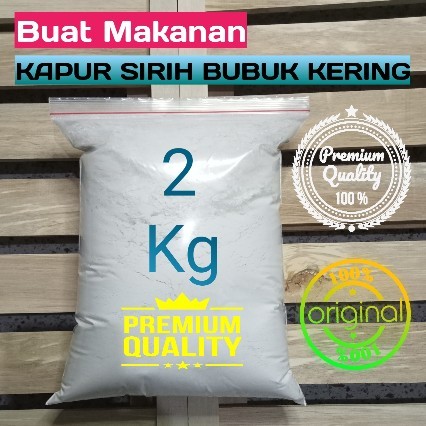 

( 2 kg ) kapur sirih food grade serbuk / kapur sirih untuk makanan
