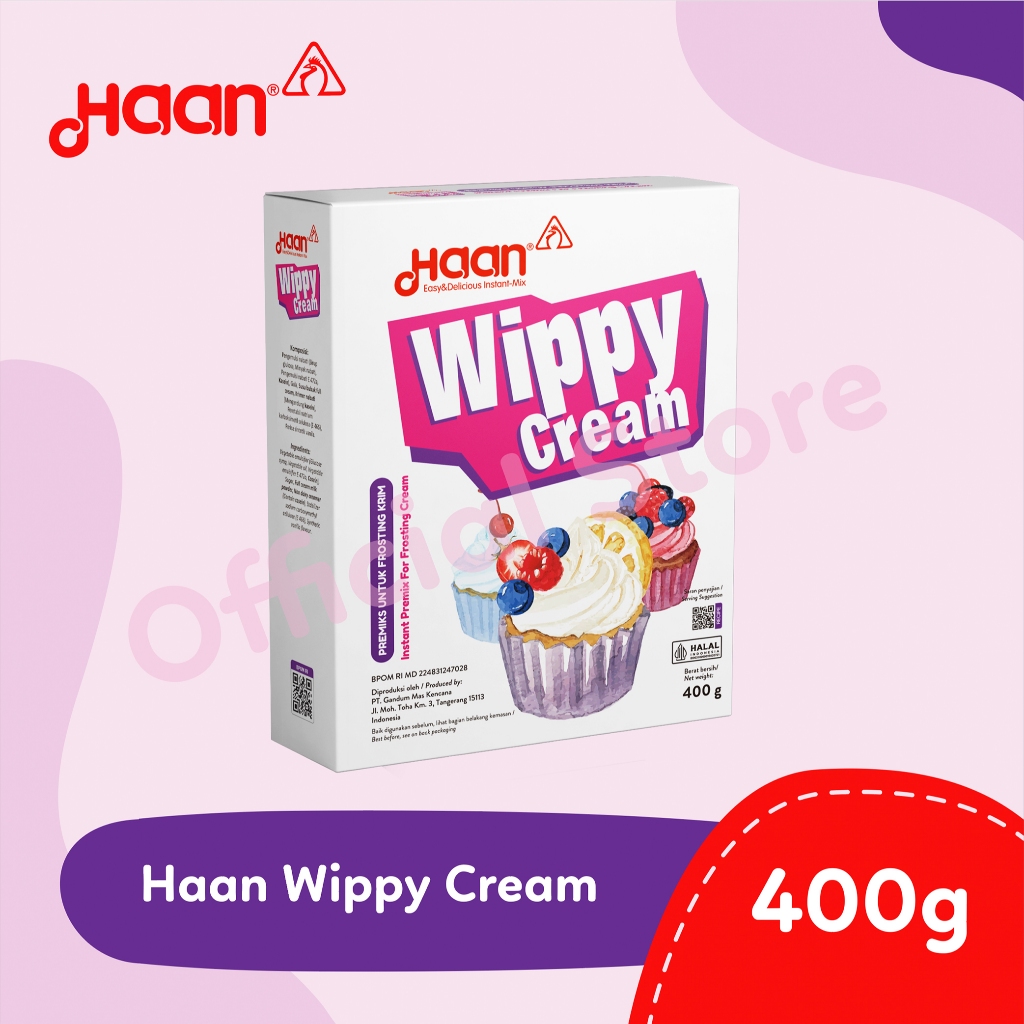 

HAAN WIPPY CREAM BOX 400gr