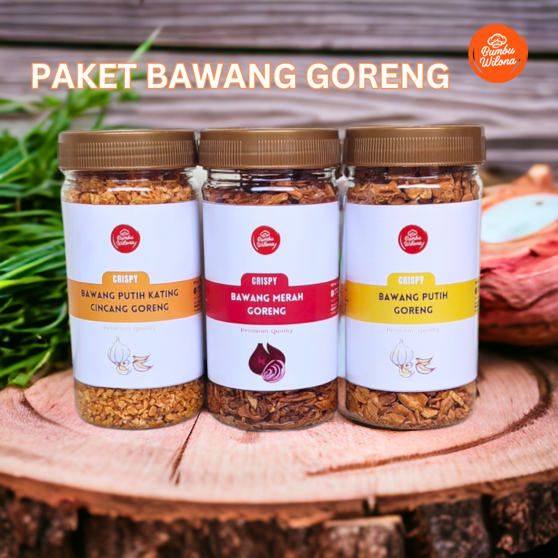 

PAKET BAWANG GORENG MERAH PUTIH IRIS CINCANG