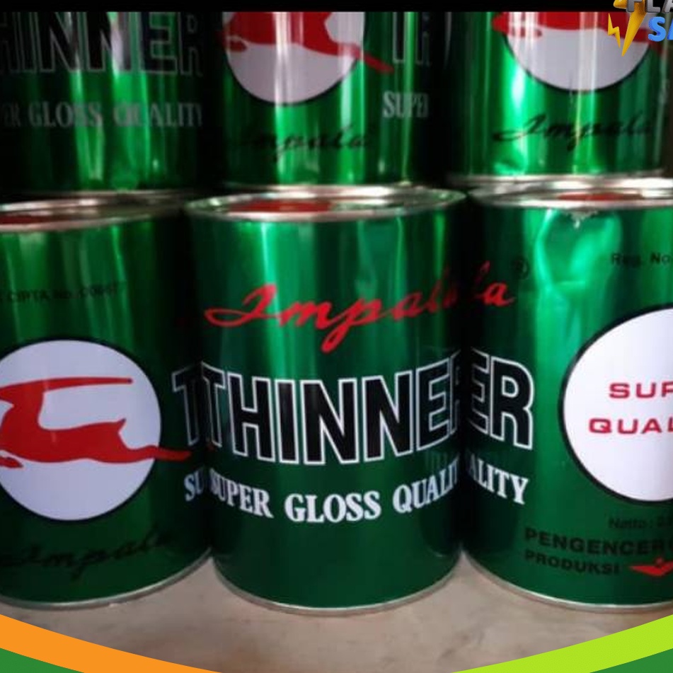 

GROSIR Thinner pengencer cat minyak Impala dan thiner murah 1 lite