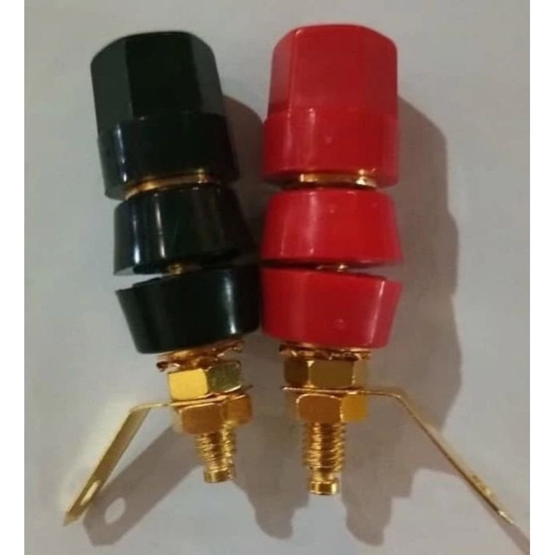 

Biding post speaker gold M/H.Biding post gold.1set