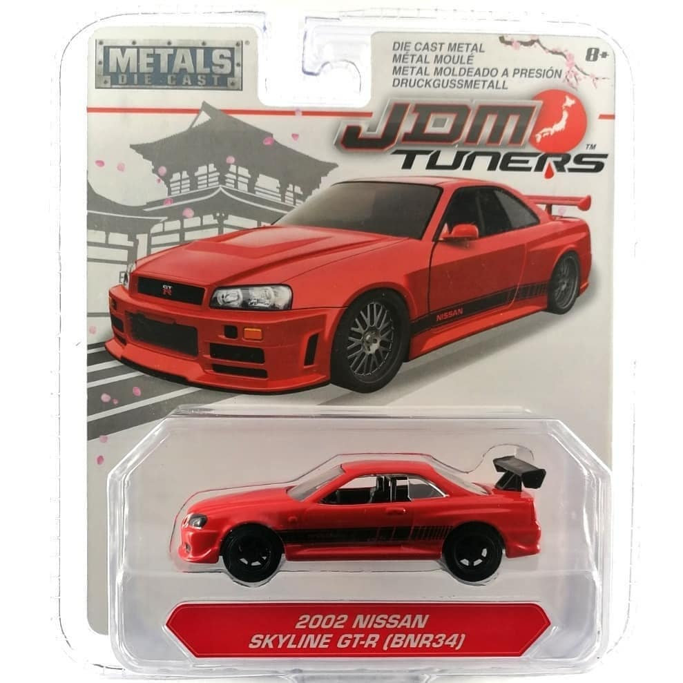 Jada JDM Tuners Wave 3 2002 Nissan Skyline GT-R (BNR34)