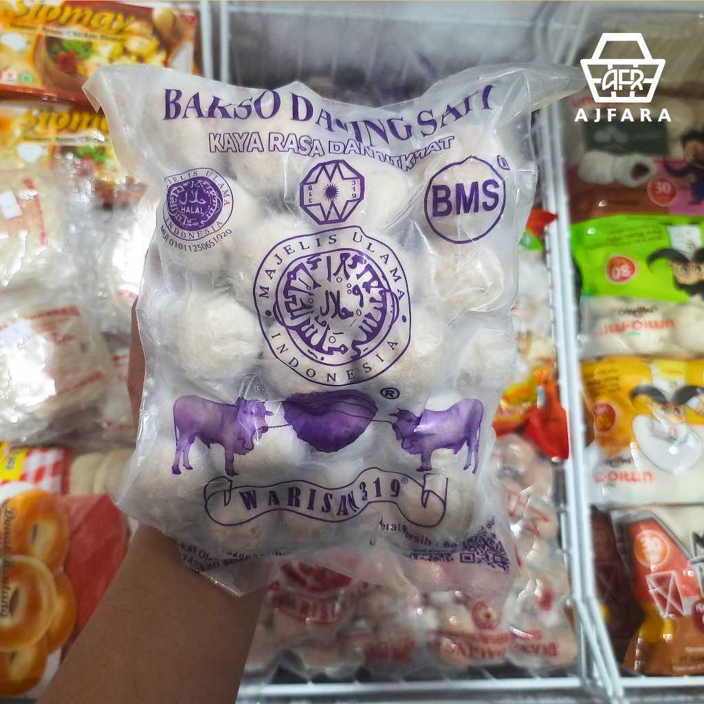 Bakso Warisan Ungu (BMS) Isi 50/Bakso Warisan Bakso Sapi 50S/Bakso Warisan Bakso Urat 319 Isi 50/Bak