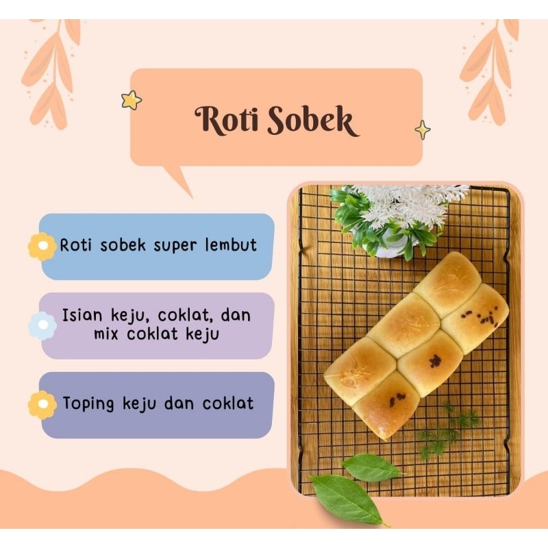 

Roti Sobek kasur coklat keju homemade lembut Penirolls