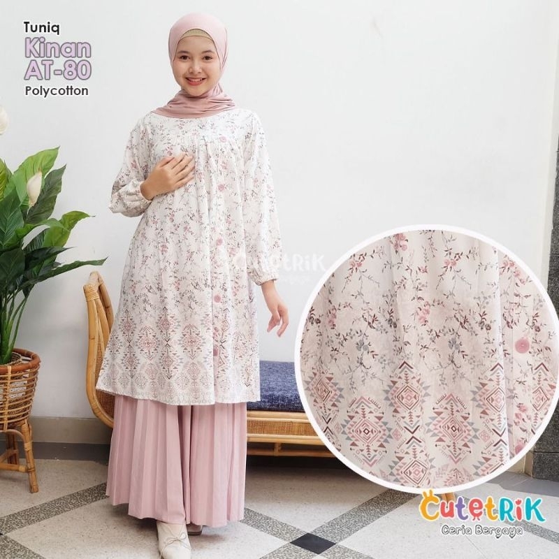 [Bisa COD] Atasan Tunik Anak / Remaja / Anak Tanggung / Dewasa Cardigan Anak Cutetrik Tunik Kinan / 
