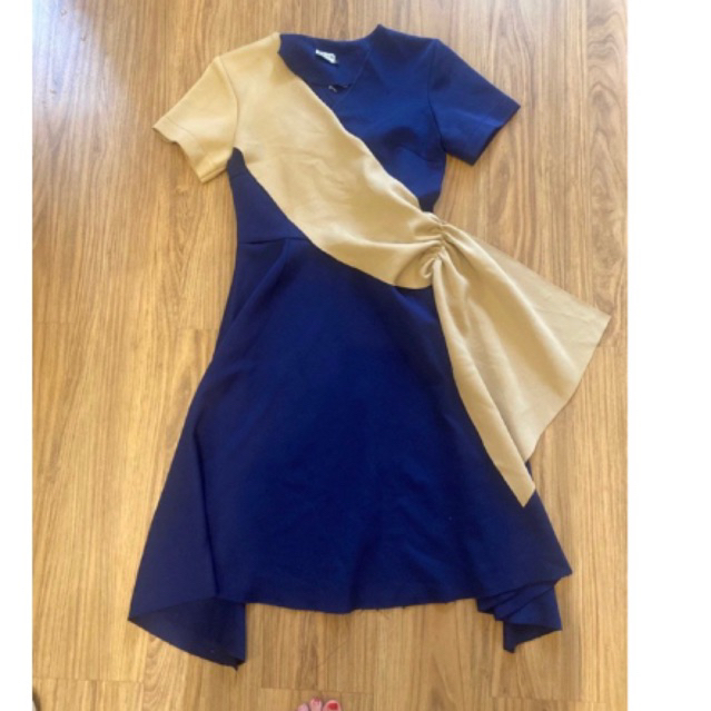 preloved posh the label navy dress