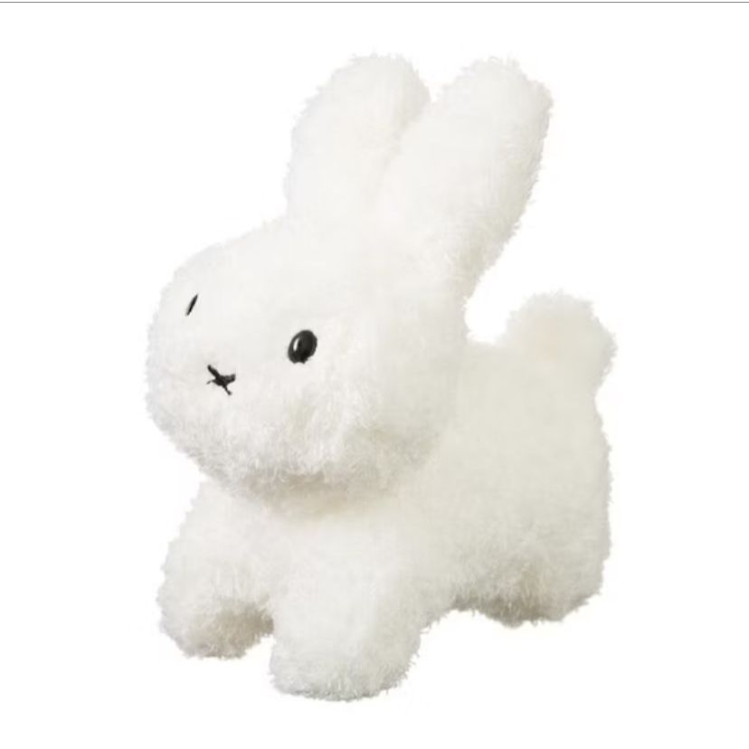 Rabbit Mascot Plush Badge Boneka