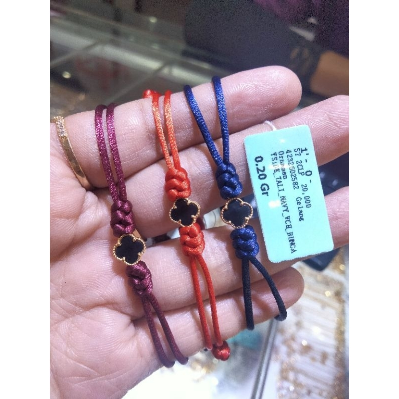 Gelang Tali Liontin Bunga Semar Nusantara