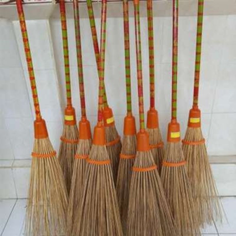Sapu Ijuk Lantai / Sapu Taman / Sapu Kerik Lidi Panjang