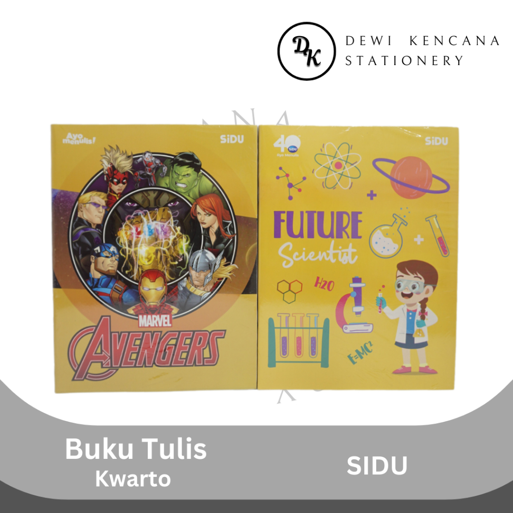 

Rad Buku Tulis Kuarto SIDU 1 Pak Isi 10 Buku