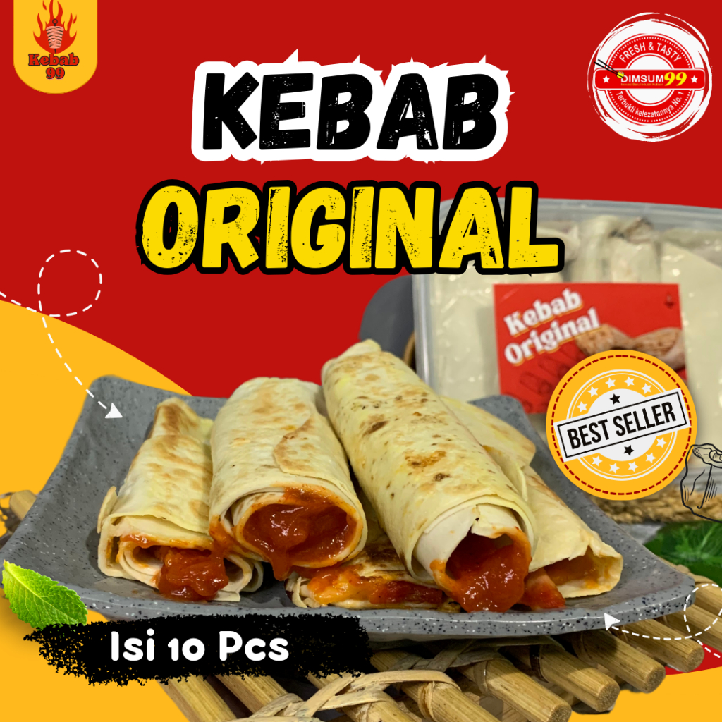 

KEBAB FROZEN Original isi 10 pcs PREMIUM dan HALAL