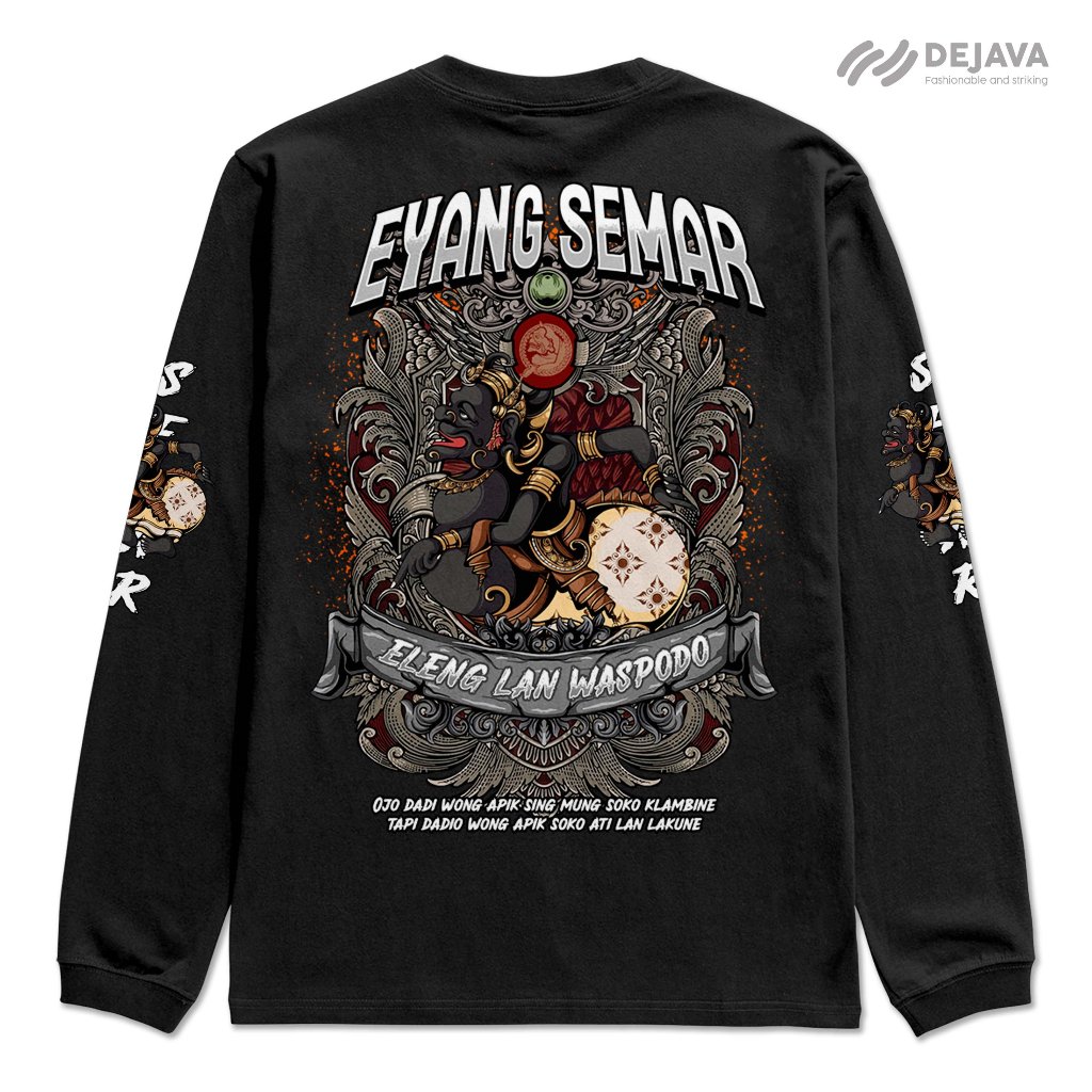 KAOS WAYANG SEMAR - CULTURE SERIES A5450 | Tshirt Longsleeve - Budaya Jawa