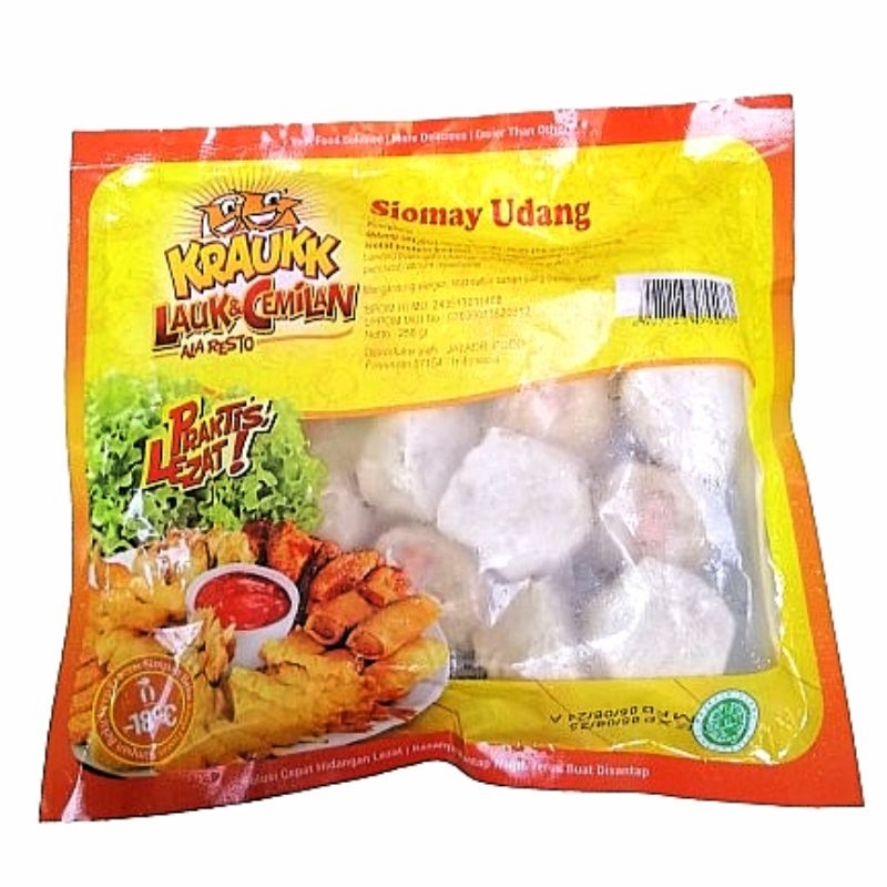 

Kraukk Siomay Udang Ikan Non MSG sehat bergizi / frozen food bogor cemilan beku murah enak frozen shumay siomay ikan alami natural