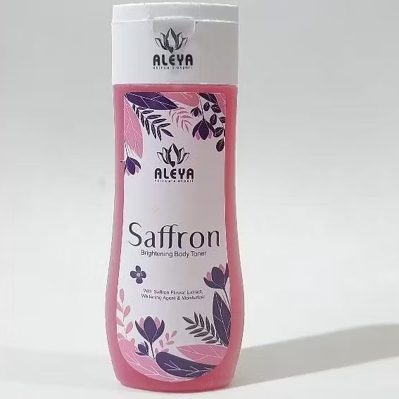 Toner Badan Aleya Saffron toner whitening badan penghilang bekas luka toner pemutih saffron