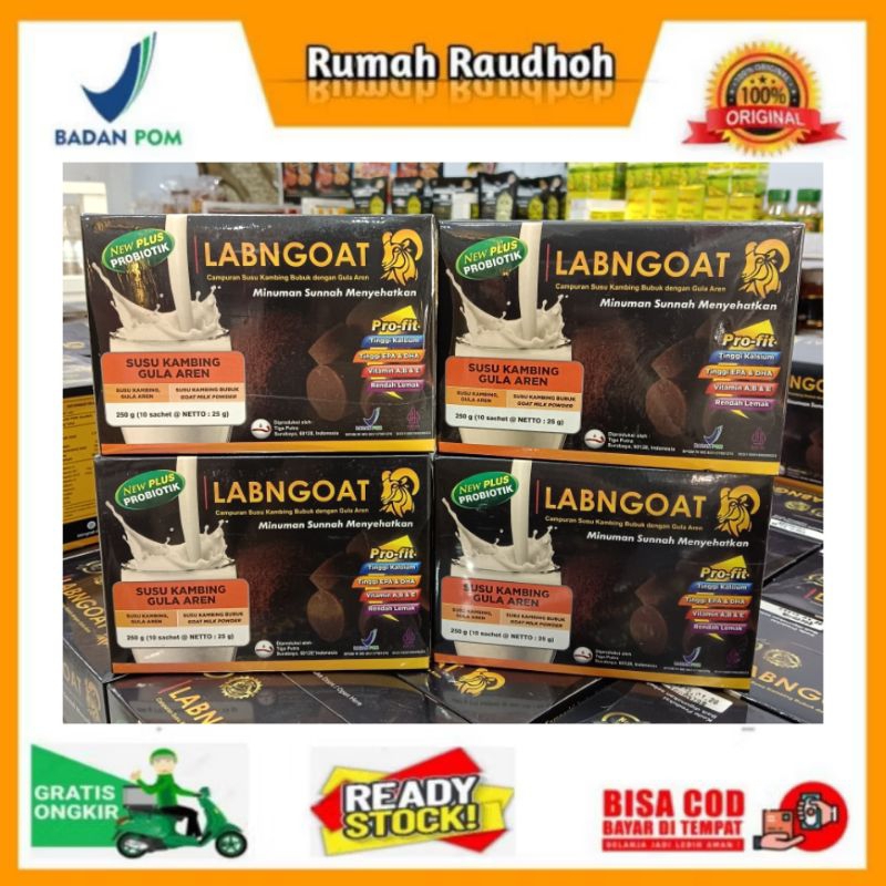 

LABN GOAT 1 BOX (10 SACHET) - SUSU KAMBING ETAWA PLUS GULA AREN