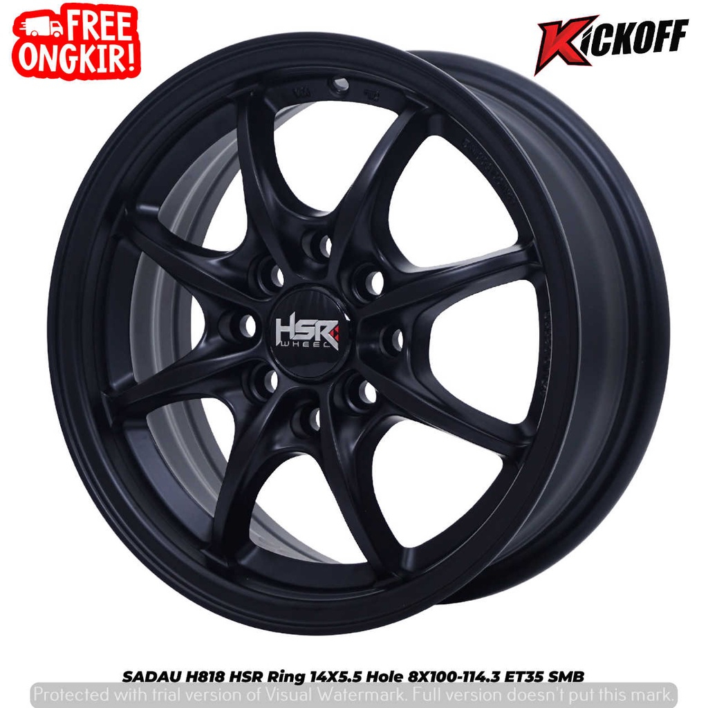 Velg Racing HSR Ring 14  Buat Avanza Xenia Agya Sigra Ayla Calya DLL