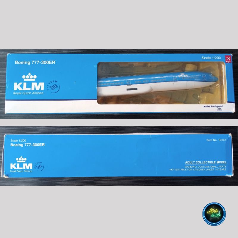 Diecast Pesawat 1:200 KLM Royal Dutch Airlines Boeing 777-300 ER