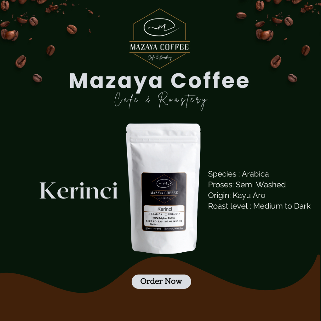 

Arabica Kerinci - Mazaya Coffee - 250 gr
