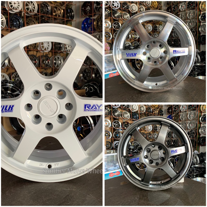 Velg R16 Rays TE37 jf luxury. sumber mulya wheels. toko velg mobil Semarang. toko ban mobil Semarang