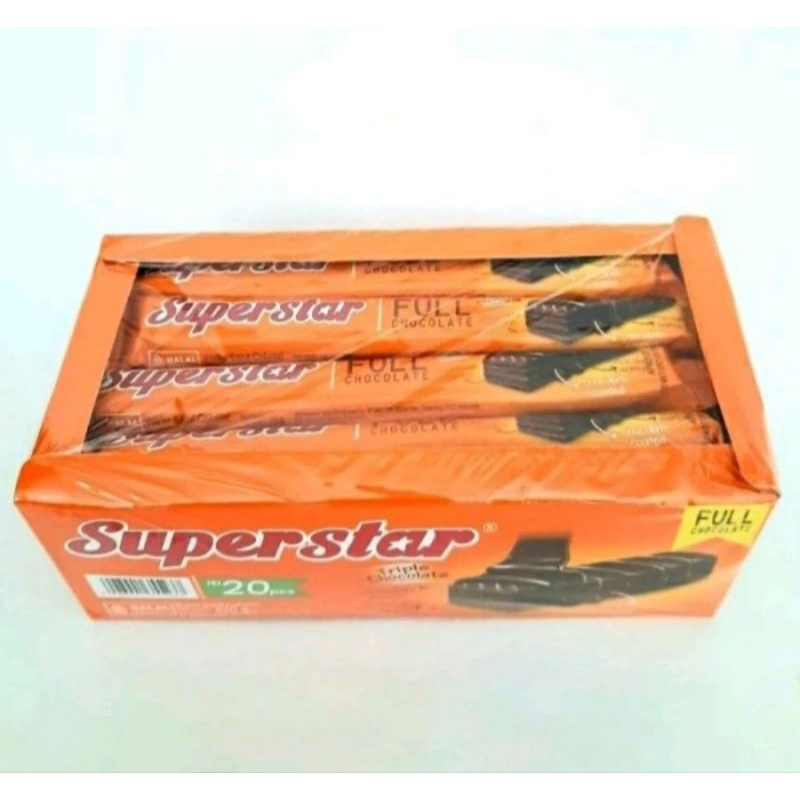 

superstar full Chocholate jumbo 1pak isi 20 pcs