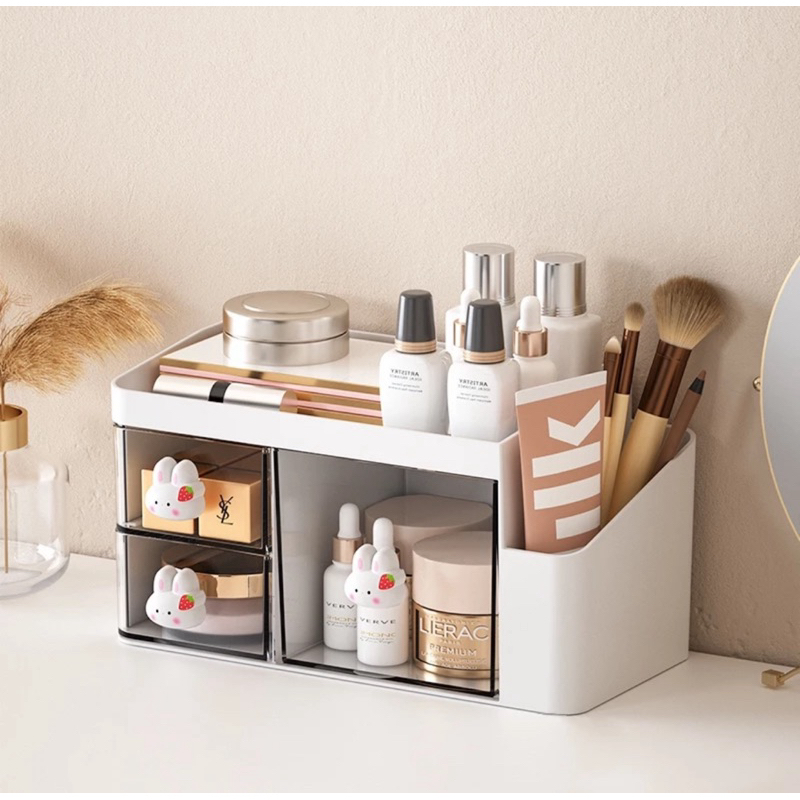 Kotak Penyimpanan Rak Laci Susun Serbaguna