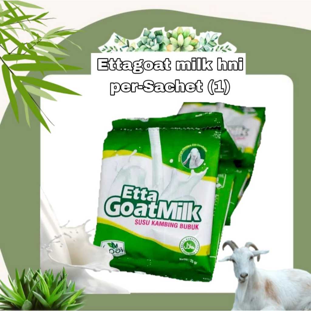 

Susu kambing Ettagoat Milk HNI Per-Sachet (1)