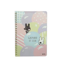 

M&G Notebook Spiral A5 Gaspard Et Lisa - Buku Note Spiral M&G